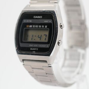 Vintage 1970s Casio 31QS-12 Digital Watch - All Stainless Steel - Casio Band